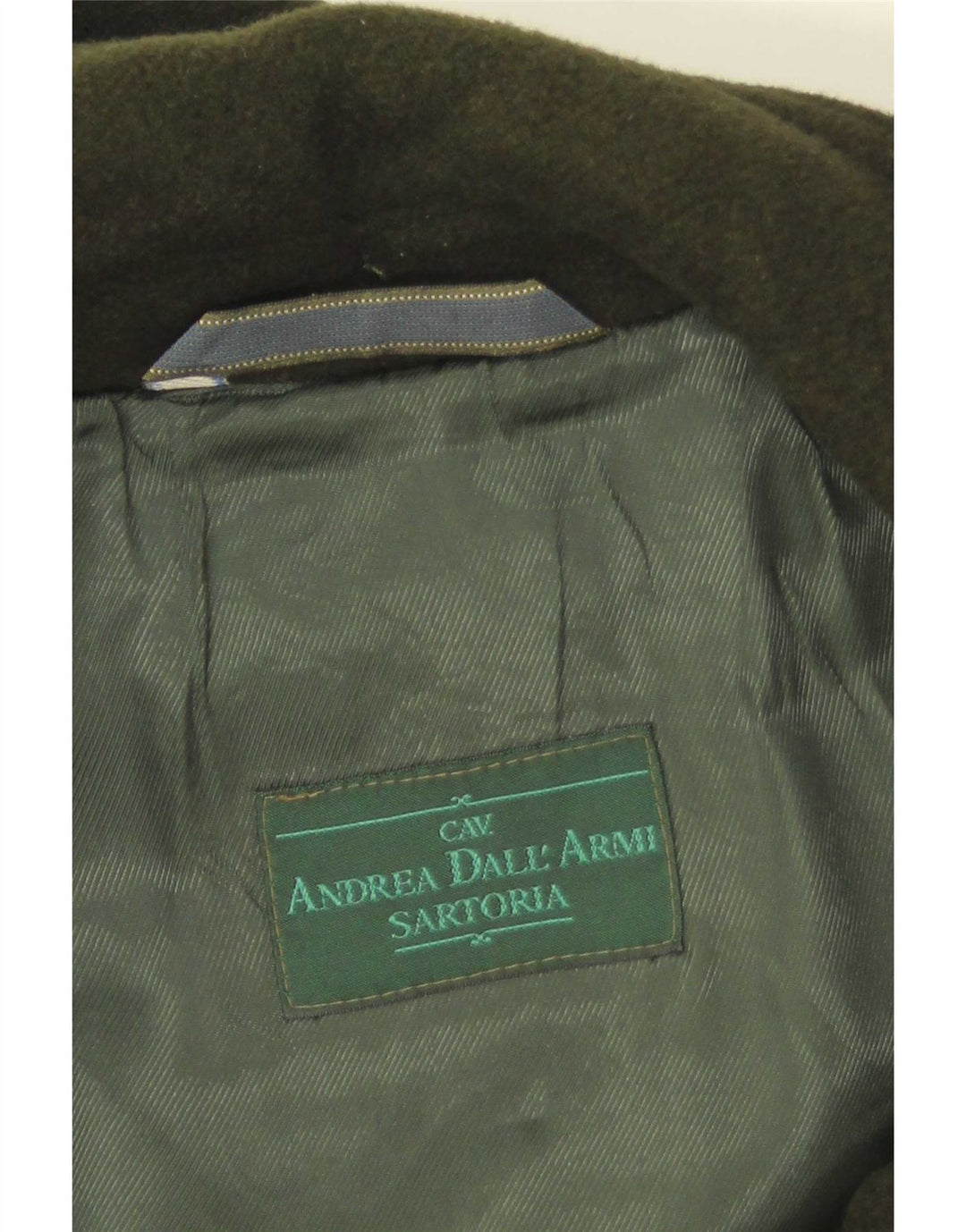 vintage Femmes À Capuchon Duffle Coat UK 14 Vert Moyen