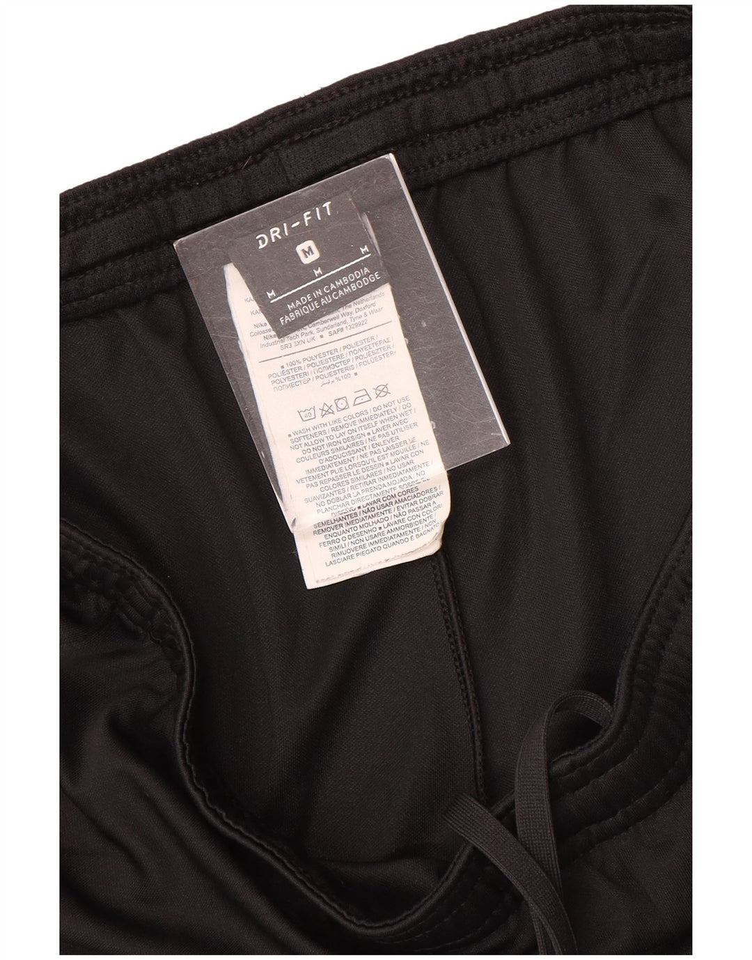 Nike Short de sport Dri Fit pour homme en polyester color block noir moyen