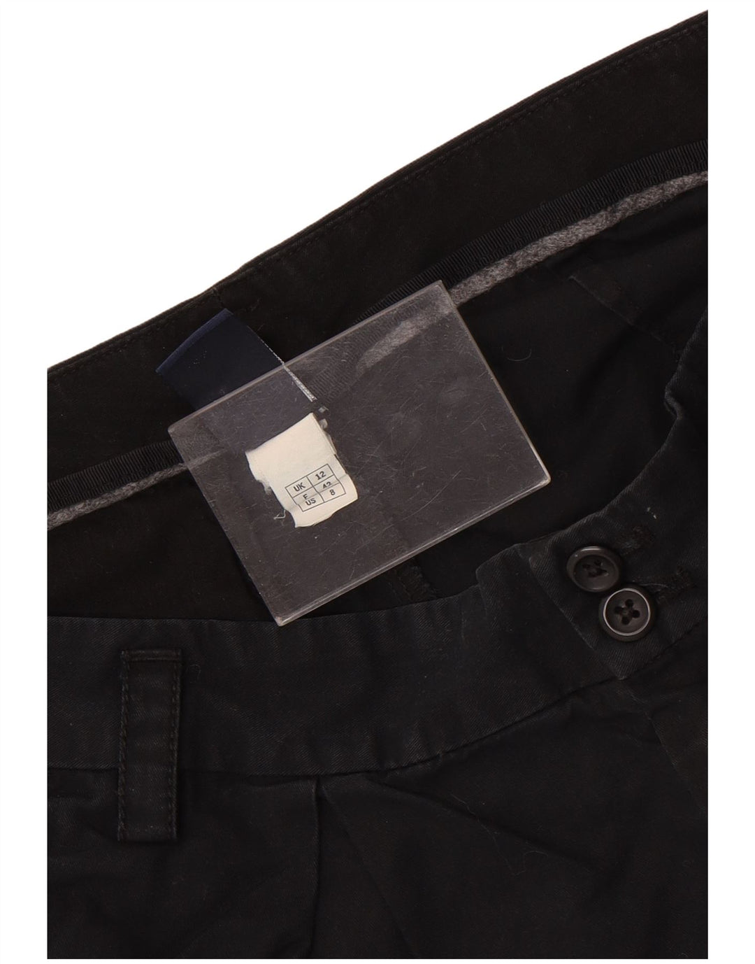 Gap Short Chino Femme UK 12 Medium W32 Coton Noir
