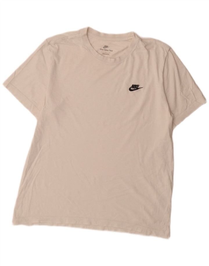 Nike T-Shirt Homme Grand Blanc Coton
