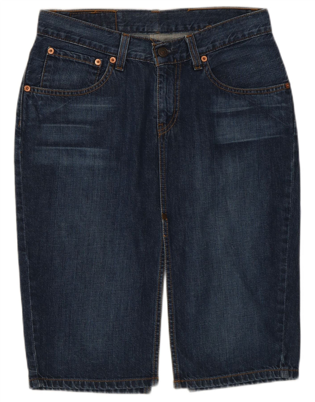 Levi's Jupe en Jean 669 Femme W28 Bleu Marine Moyen Coton