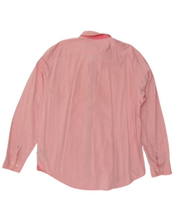 Tommy Hilfiger Chemise New York Fit pour homme en coton rose 2XL