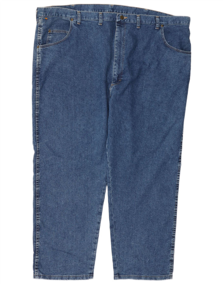 WRANGLER Jean droit homme W50 L28 bleu coton