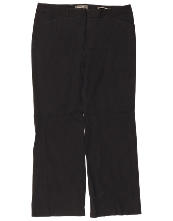 Eddie Bauer Pantalon décontracté légèrement courbé pour femme US 16 2XL W38 L31 Noir