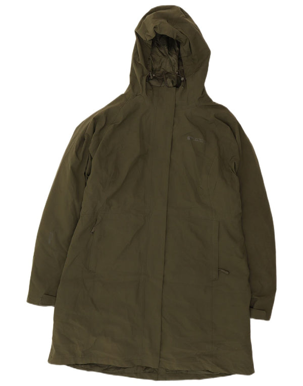 Mountain Warehouse Manteau rembourré à capuche pour femme UK 16 Large Kaki Nylon