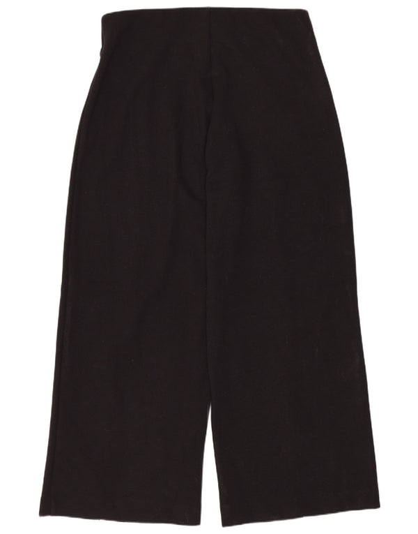 Marks & Spencer Pantalon court décontracté pour femme UK 12 Medium W30 L27 Noir