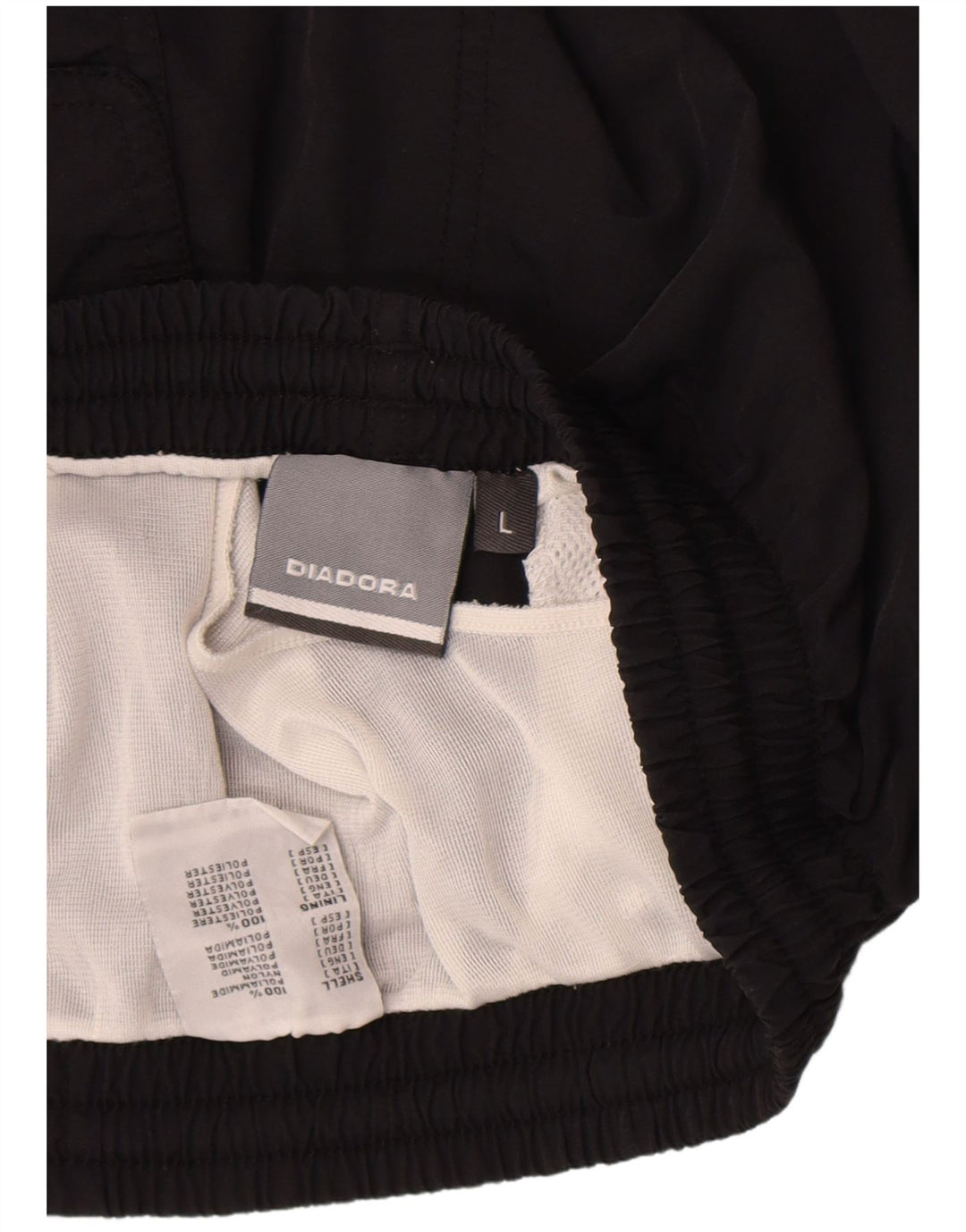 Diadora Short de Bain Homme Large Noir Polyamide