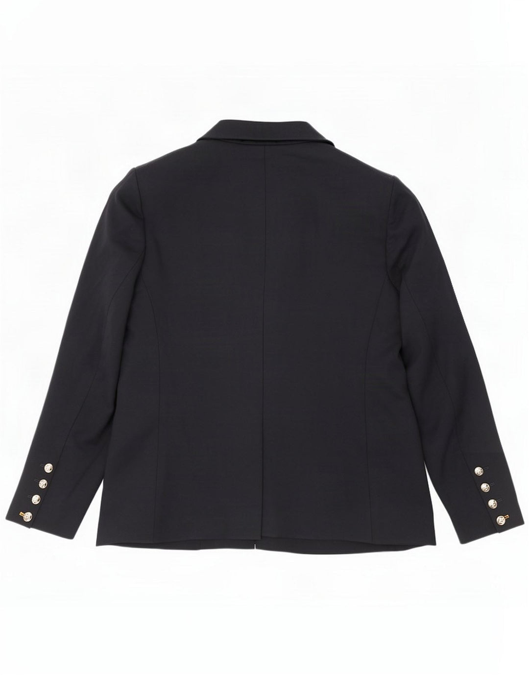 Marks & Spencer Veste blazer à 2 boutons pour femme UK 16 Large Bleu marine Viscose