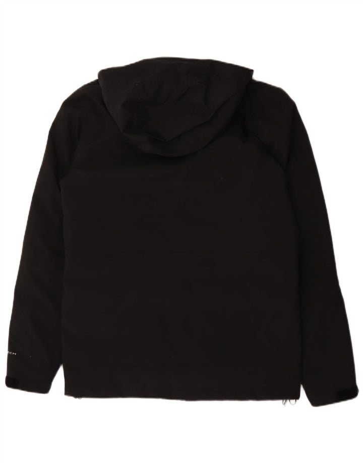 Columbia Veste coupe-vent à capuche pour homme UK 36 Small Noir Polyester