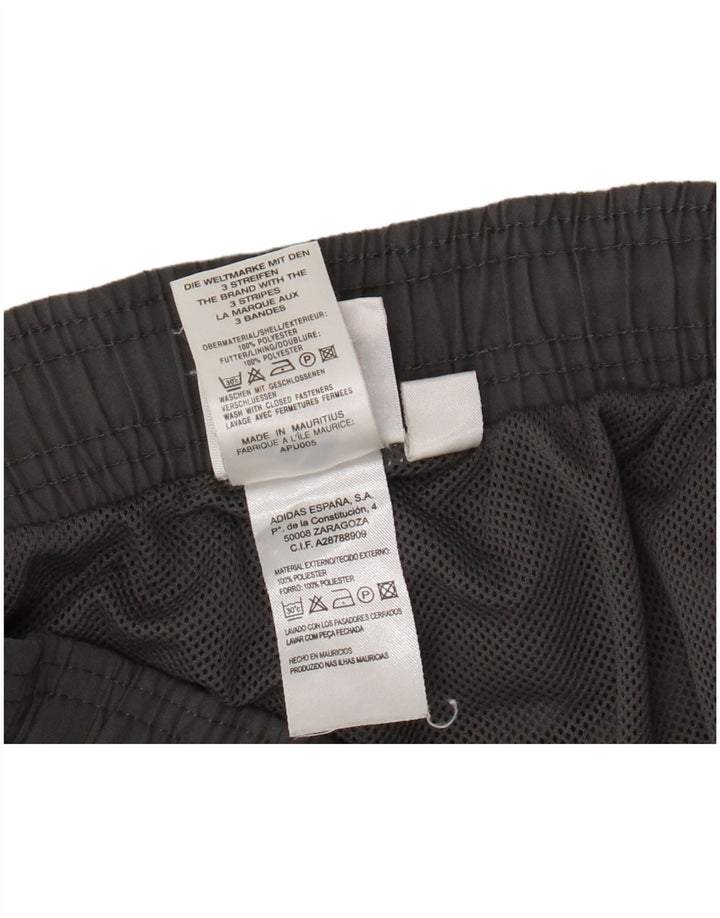 Adidas Pantalon de survêtement pour homme Large Gris Polyester
