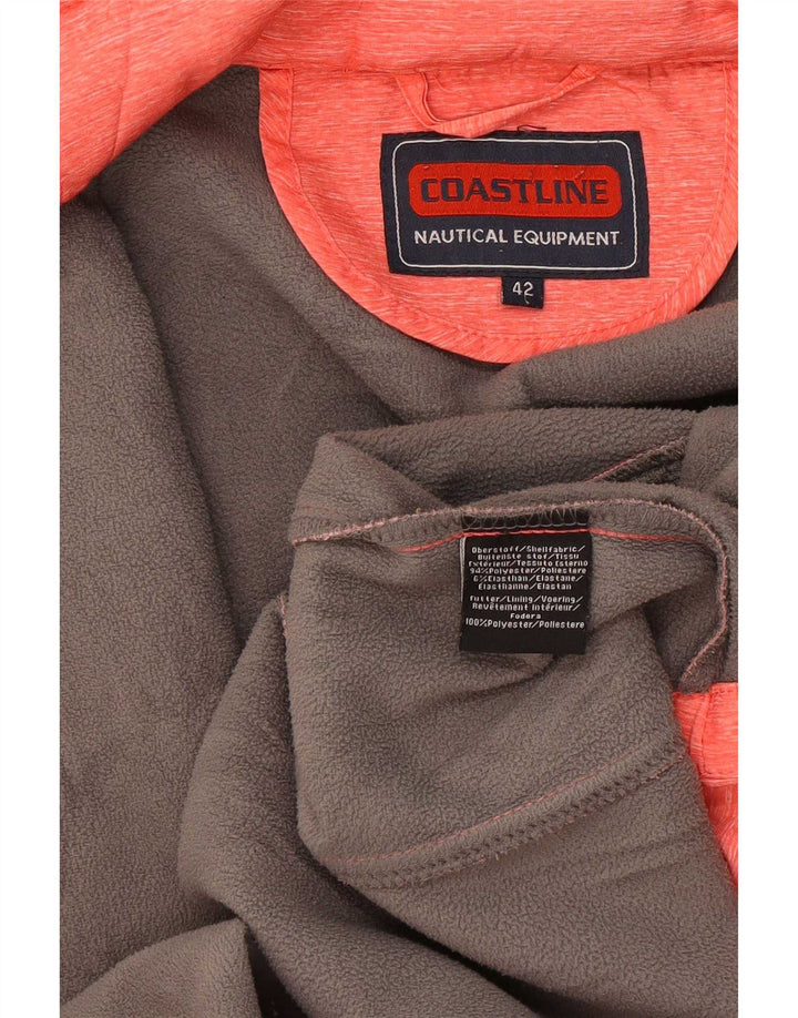 Coast Veste coupe-vent à capuche pour femme EU 42 Grand polyester moucheté rouge