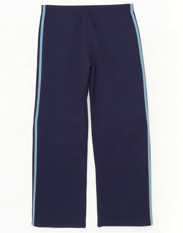 Adidas Pantalon de survêtement pour femme UK 14 Bleu marine moyen Polyester