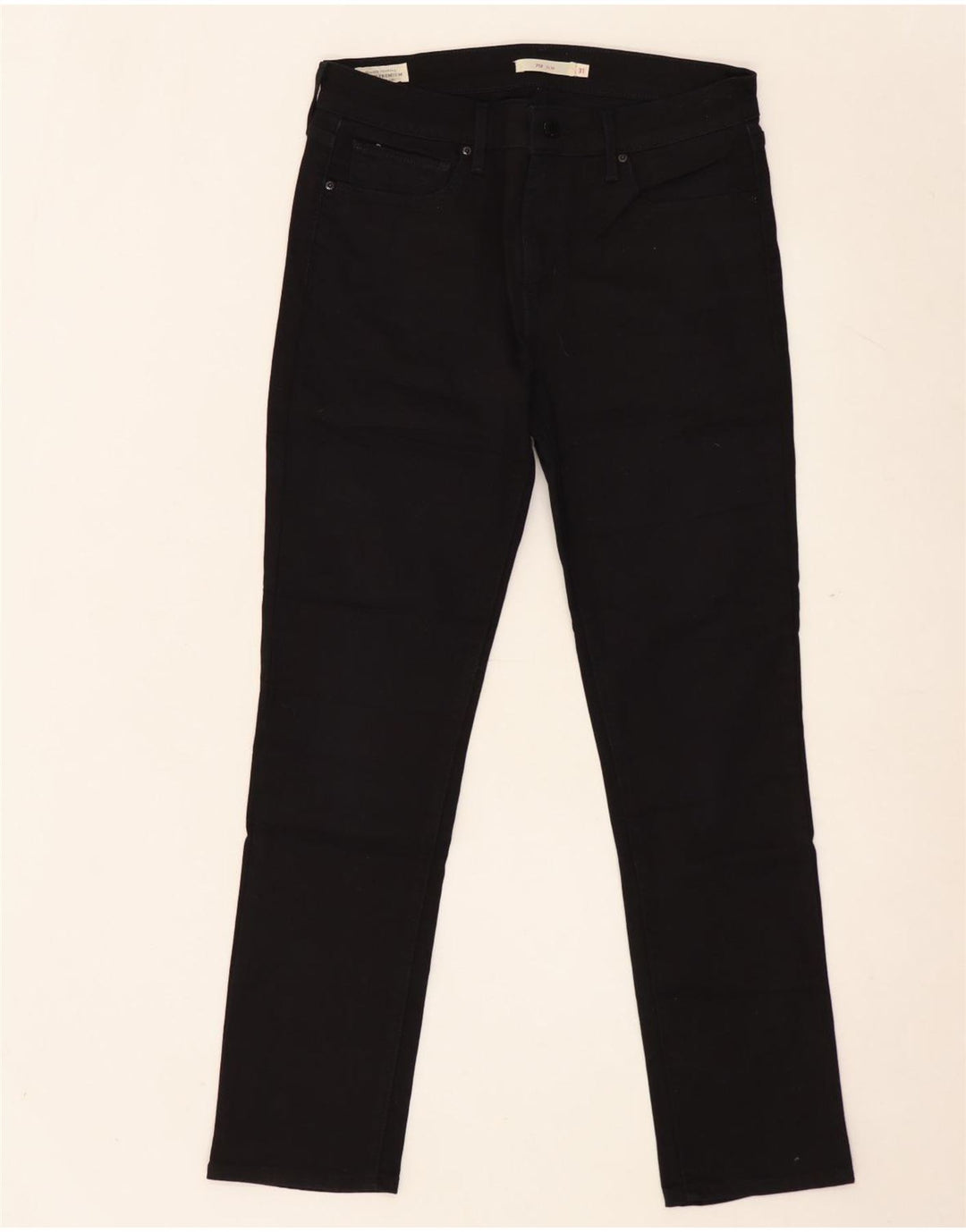 LEVI'S Jean Slim 712 Femme W31 L29 Coton Noir