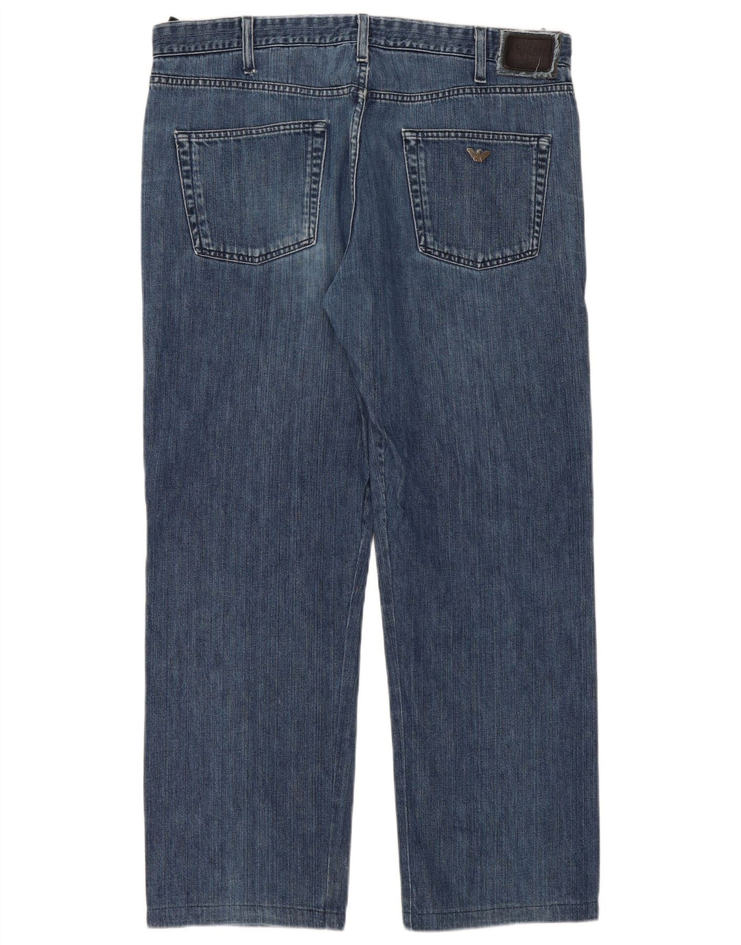 Armani Jean droit W38 L31 bleu coton homme