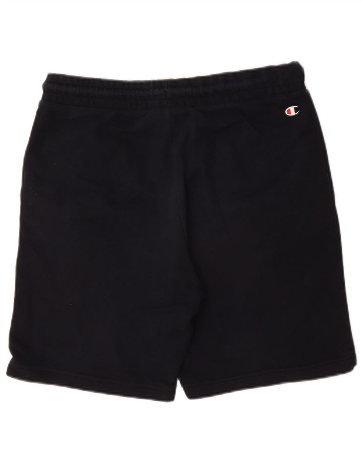 Champion Short de Sport Graphique Homme Bleu Marine Moyen