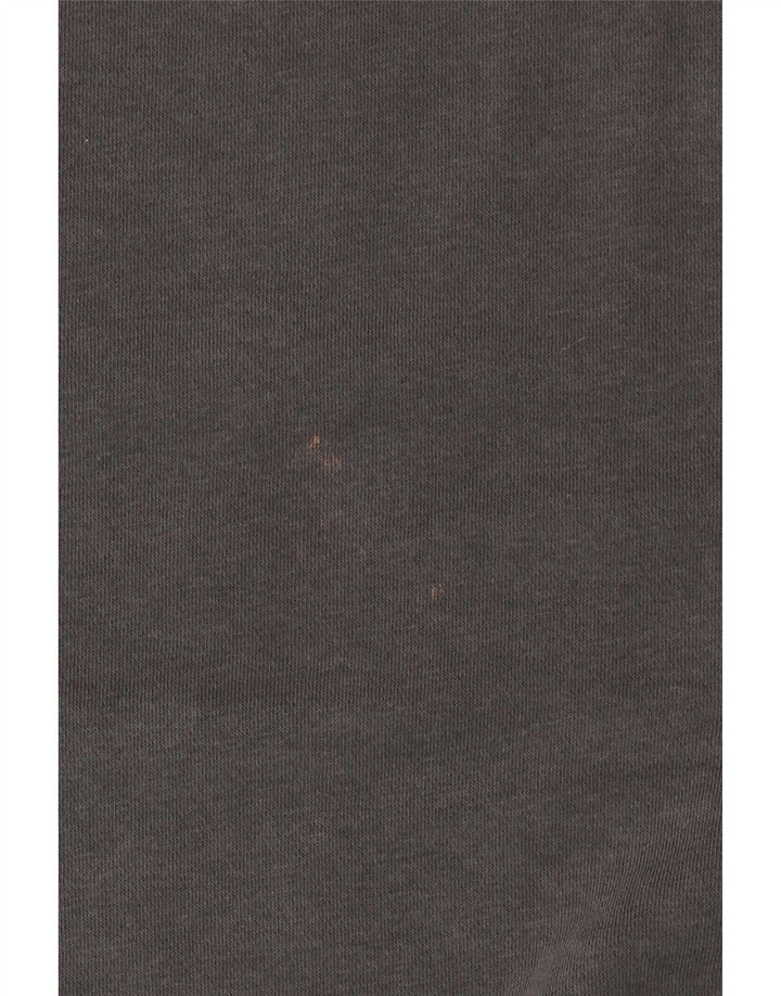 Nike Sweat-shirt surdimensionné graphique pour femme UK 14 Gris moyen en coton