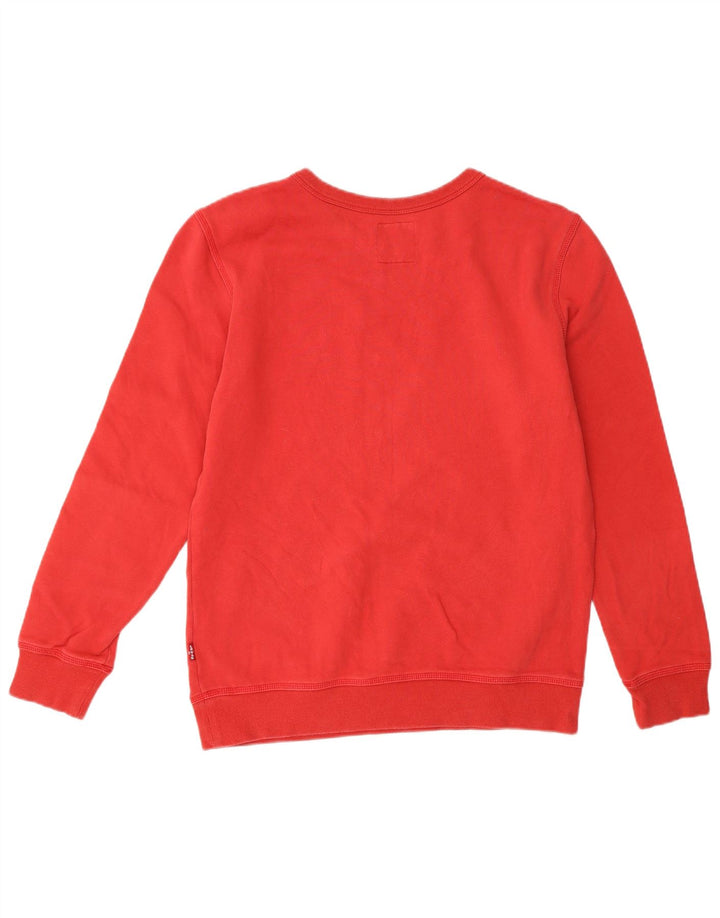 LEVI'S Sweatshirt Graphique Garçon 15-16 ans Rouge Coton
