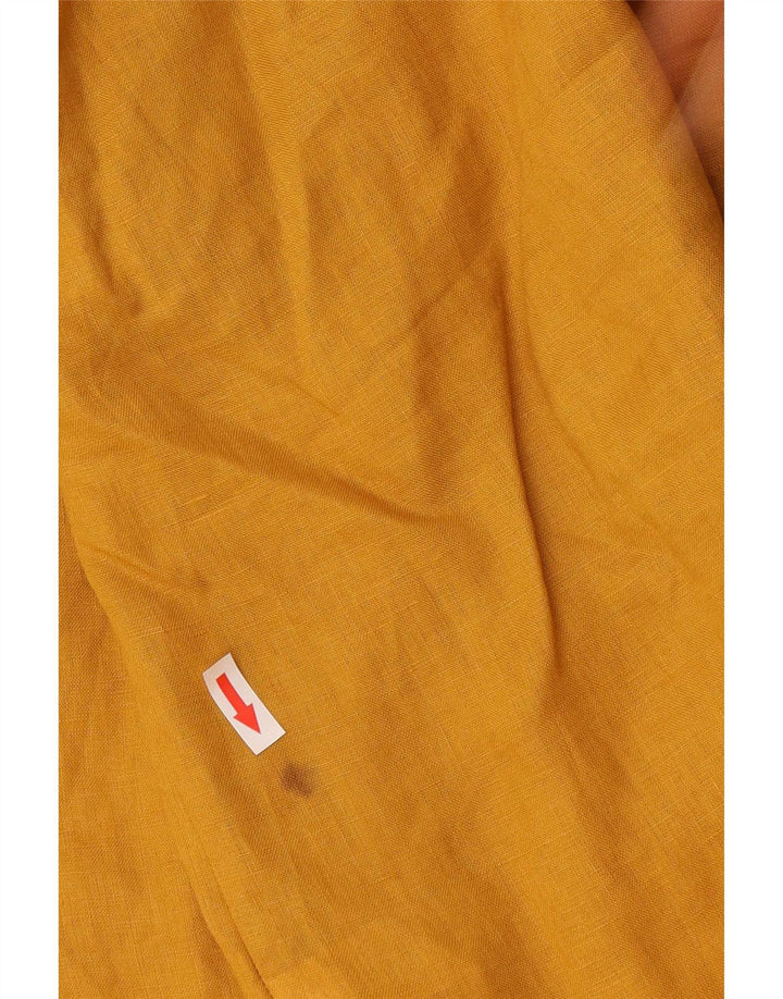 Marks & Spencer Chemisier pour femme UK 14 Grand lin jaune