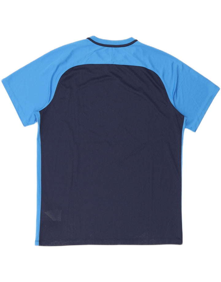 Nike T-shirt Dri Fit pour homme 2XL en polyester color block bleu marine