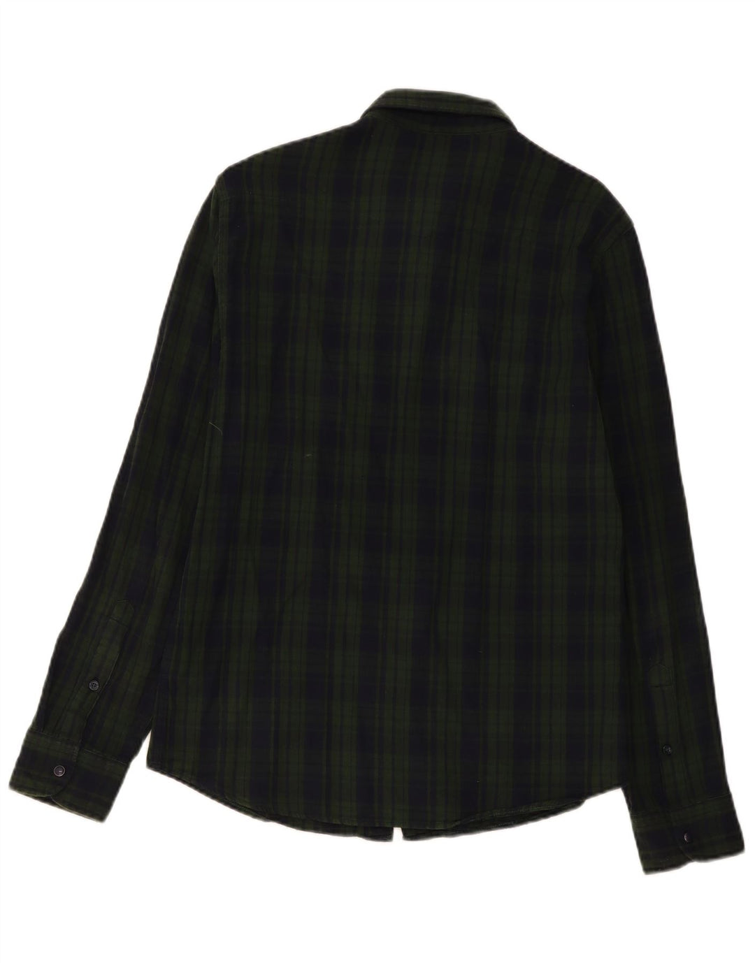 Lee Chemise slim en flanelle pour homme en coton à carreaux verts