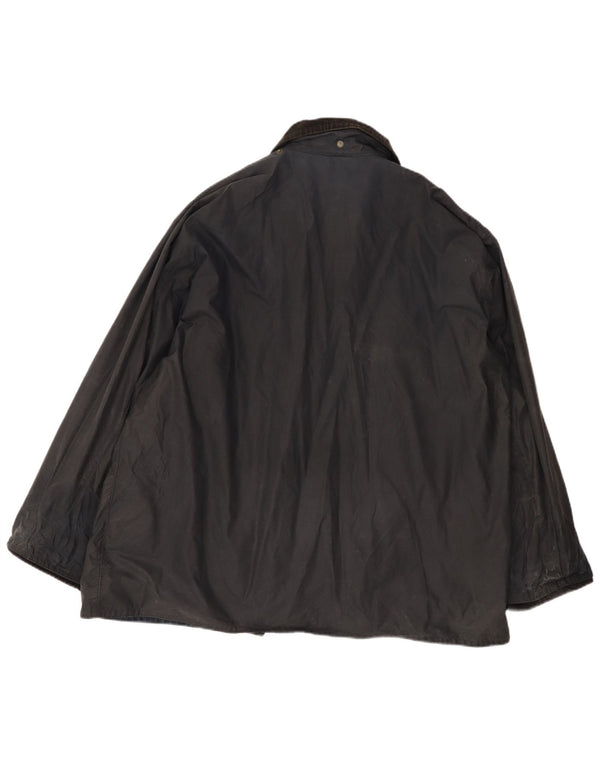 Fermoy Veste en coton ciré pour homme UK 42 XL Bleu marine