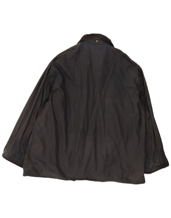 Fermoy Veste en coton ciré pour homme UK 42 XL Bleu marine