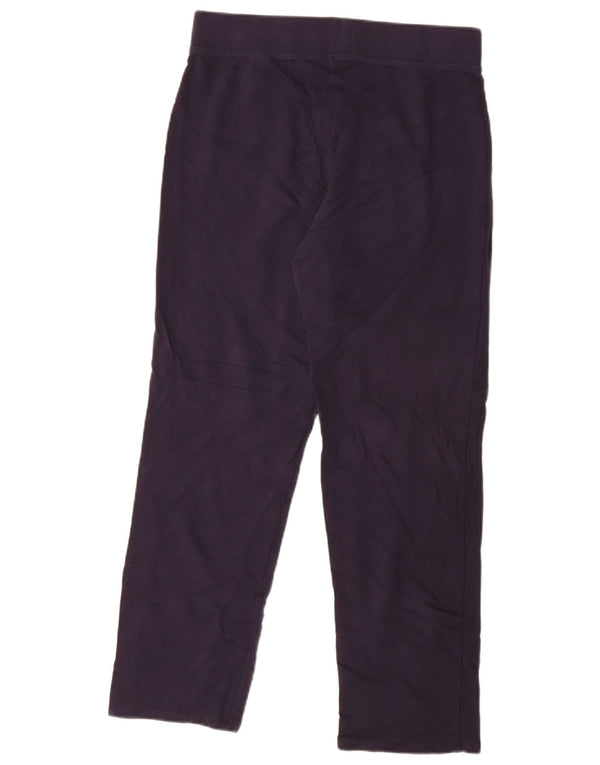 Marks & Spencer Pantalon de survêtement pour femme UK 12 Bleu marine moyen Coton