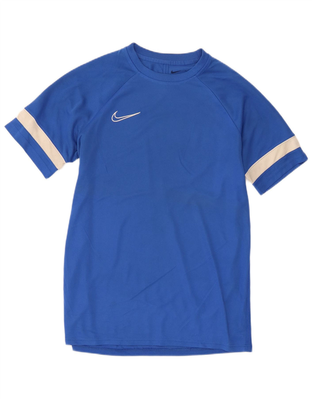 Nike Hommes Dri Fit T-Shirt Haut Large Bleu Colorblock Polyester
