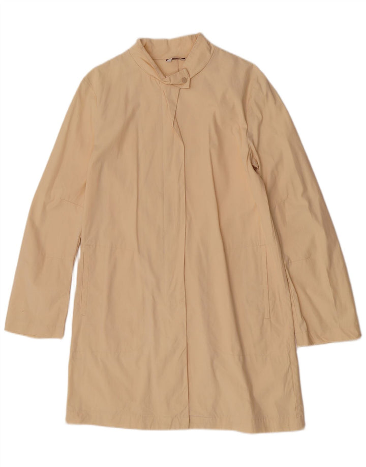 Stefanel Manteau Femme UK 14 Grand Coton Rose