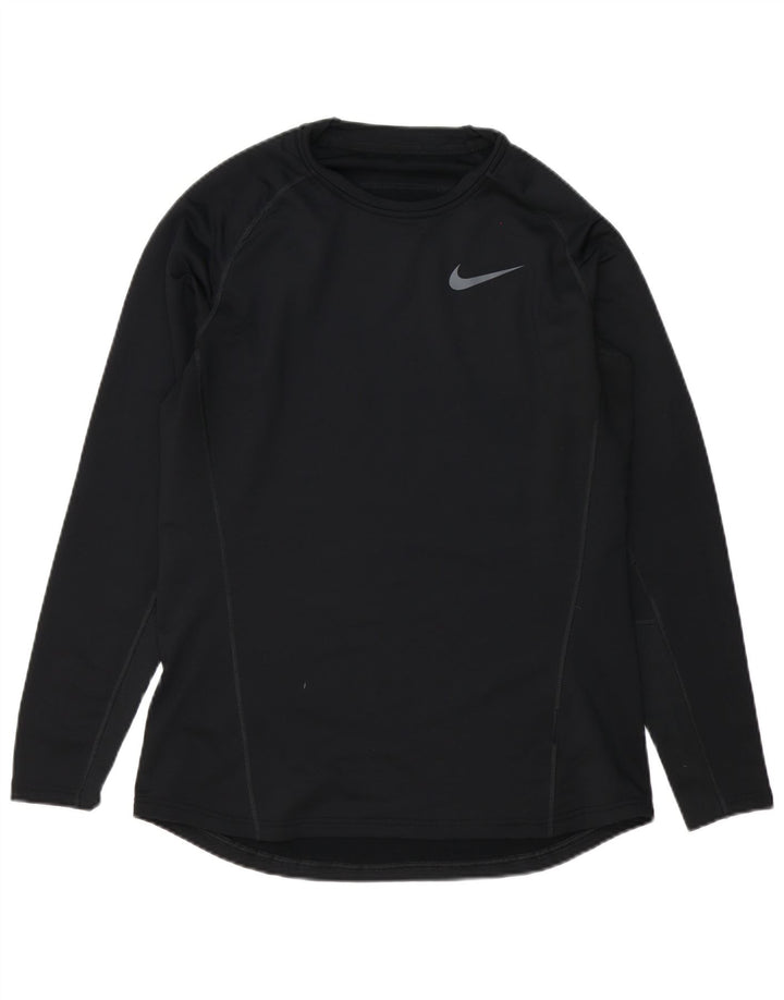 Nike Haut Dri Fit à manches longues pour homme en polyester noir Taille L