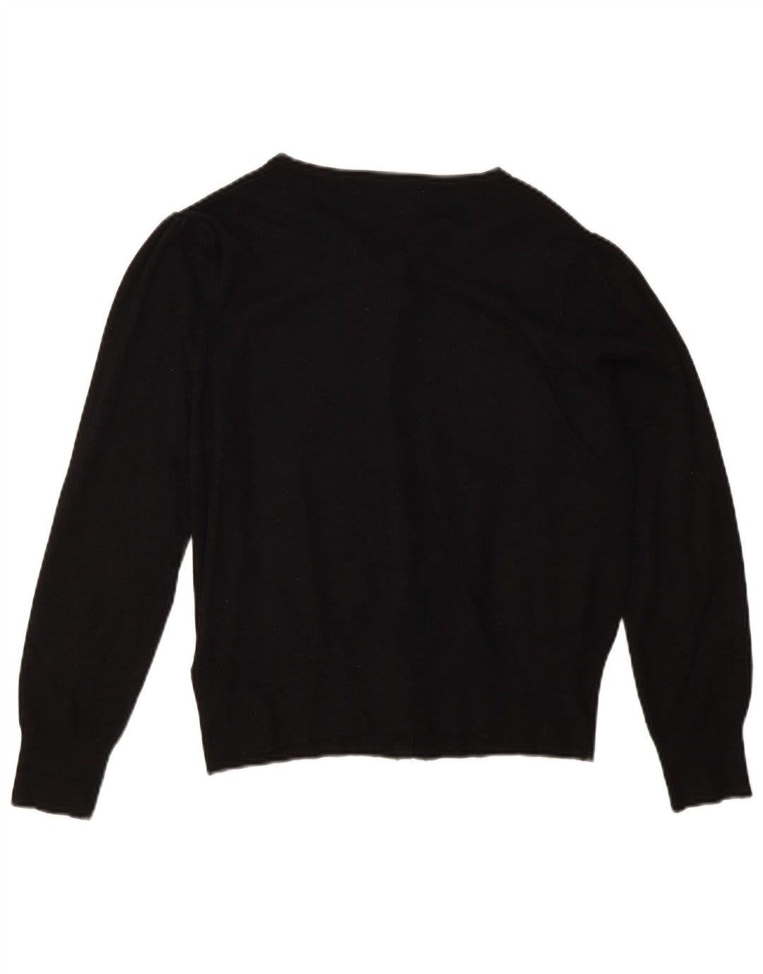 Marks & Spencer Pull Cardigan Femme UK 14 Large Viscose Noir