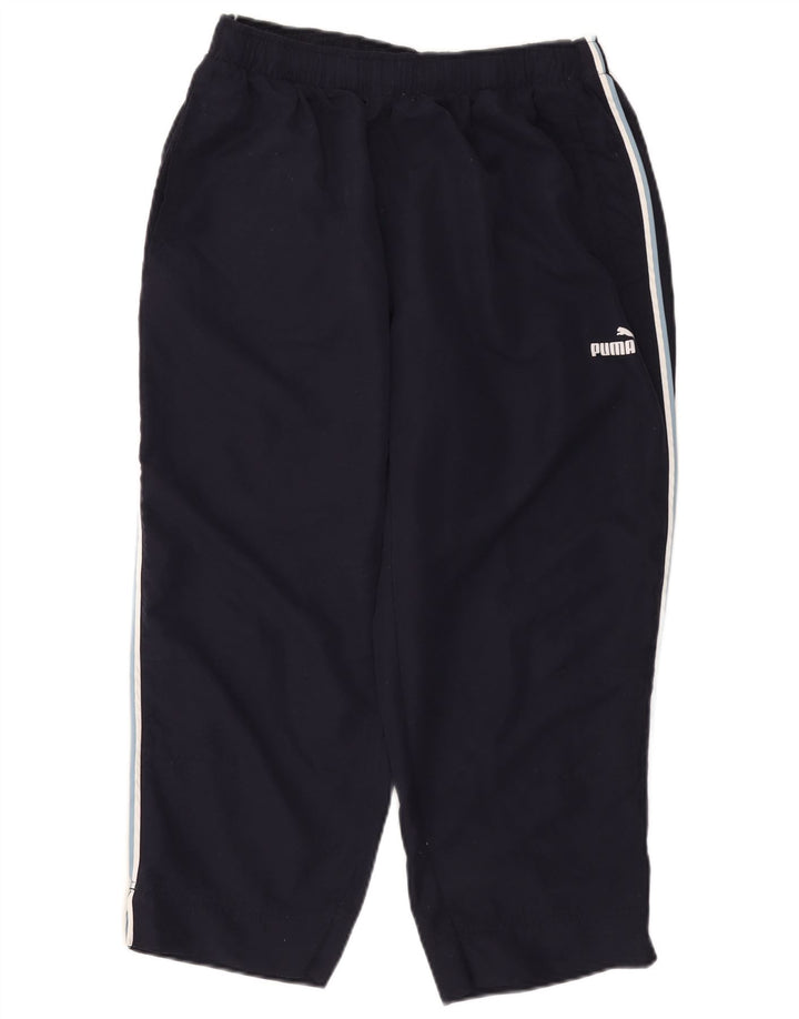 Puma Pantalon de survêtement pour homme Large Bleu marine Polyester
