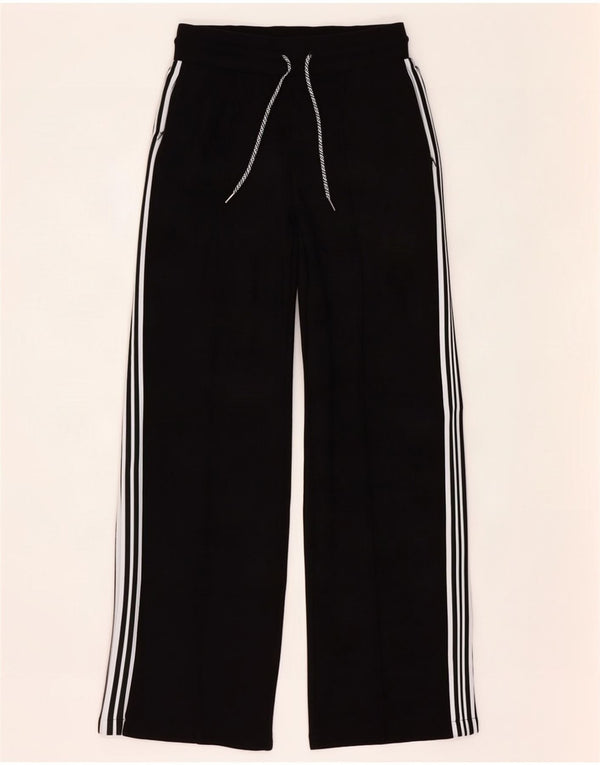 Marks & Spencer Pantalon de survêtement pour femme UK 10 Small Noir Rayé