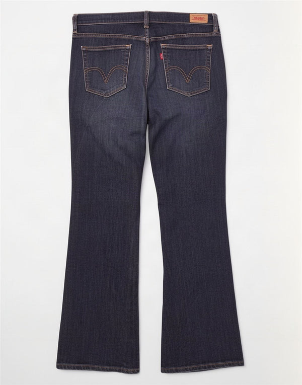 Levi's Jean Bootcut Femme US 12 Large W32 L30 Bleu Marine Coton