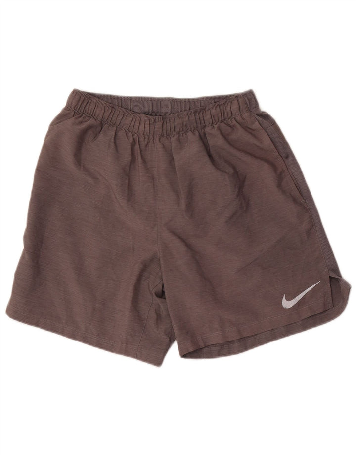 Short de sport Nike Dri Fit Homme Gris Moyen Polyester
