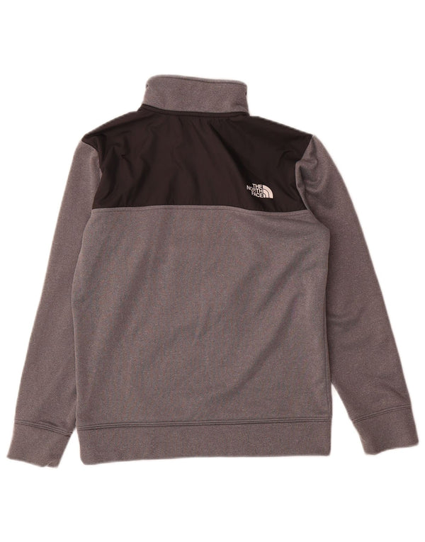 The North Face Sweat-shirt pour garçon 9-10 ans Gris moyen Colourblock