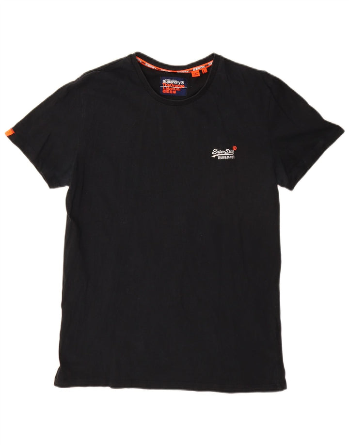 Superdry T-Shirt Homme Haut Large Noir Coton