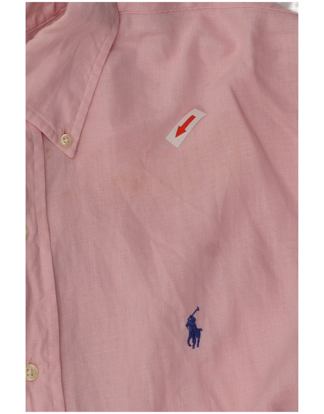 POLO RALPH LAUREN Chemise Blake Oversize Homme XL Rose Lin