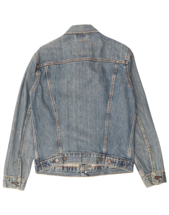 Levi's Veste en Jean Homme UK 36 Petit Bleu Coton