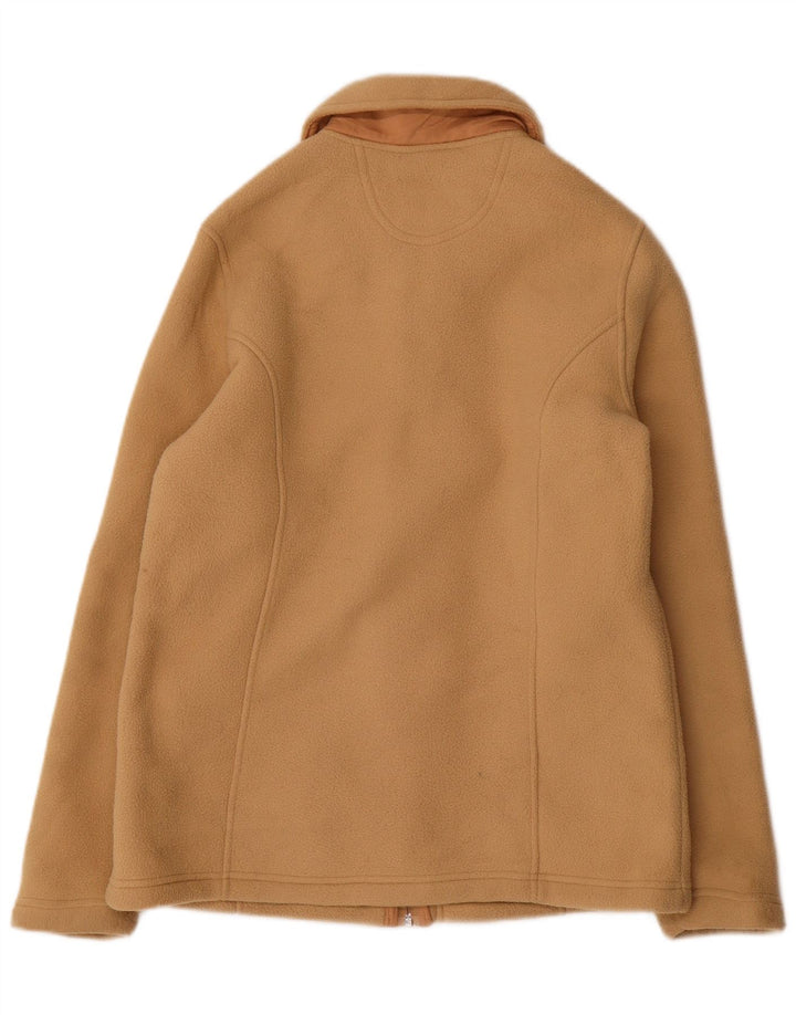 Marks & Spencer Veste polaire surdimensionnée pour femme UK 10 Small Beige Polyester