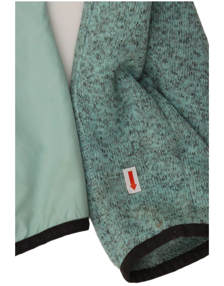 HELLY HANSEN Veste de survêtement pour femme UK 14 Large Vert Colourblock