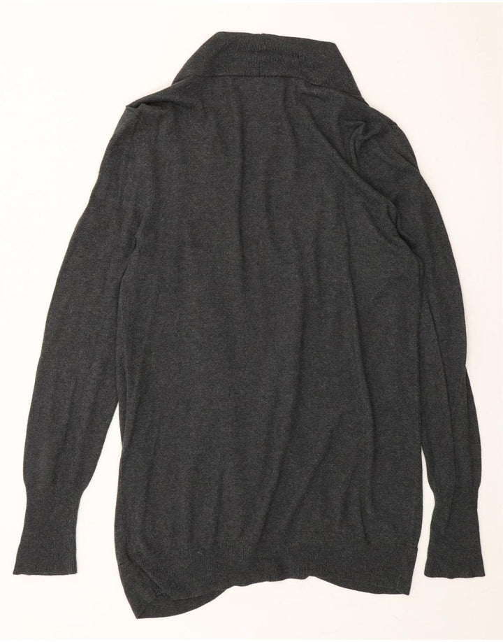 MOSSIMO Womens Open Cardigan Sweater UK 18 XL Grey Nylon Vintage Mossimo and Second-Hand Mossimo from Messina Hembry 