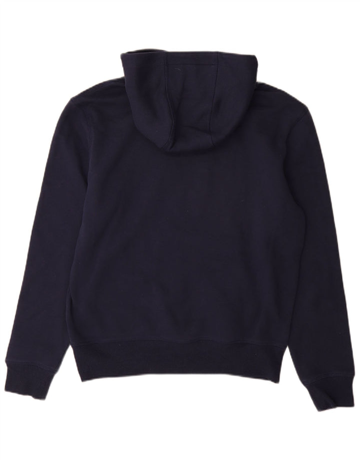 Crew Clothing Pull à capuche pour homme en coton bleu marine moyen