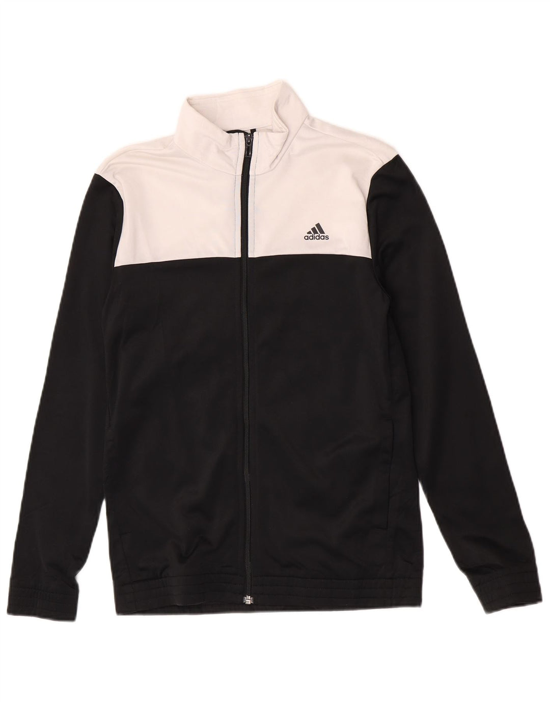 Adidas Veste de survêtement coupe-vent pour garçon 14-15 ans Noir Colourblock