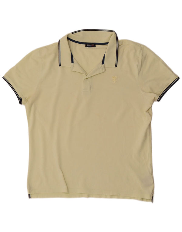 Blauer Polo Homme XL Jaune Coton