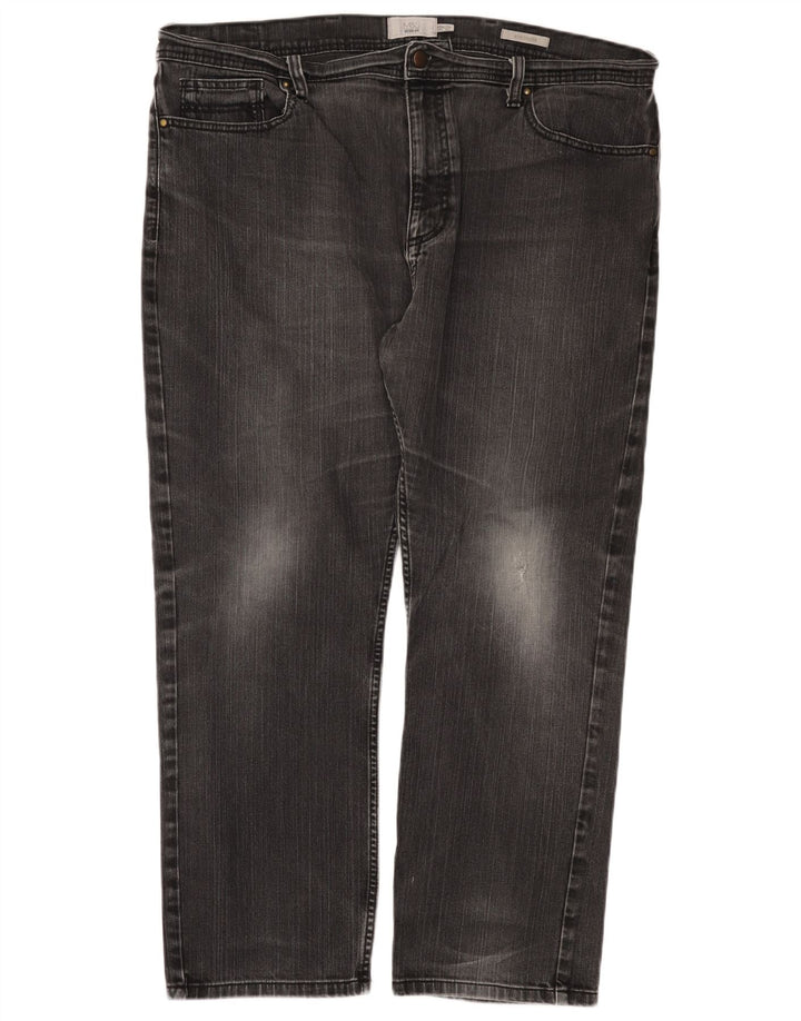 Marks & Spencer Jean droit régulier pour homme W40 L29 coton noir