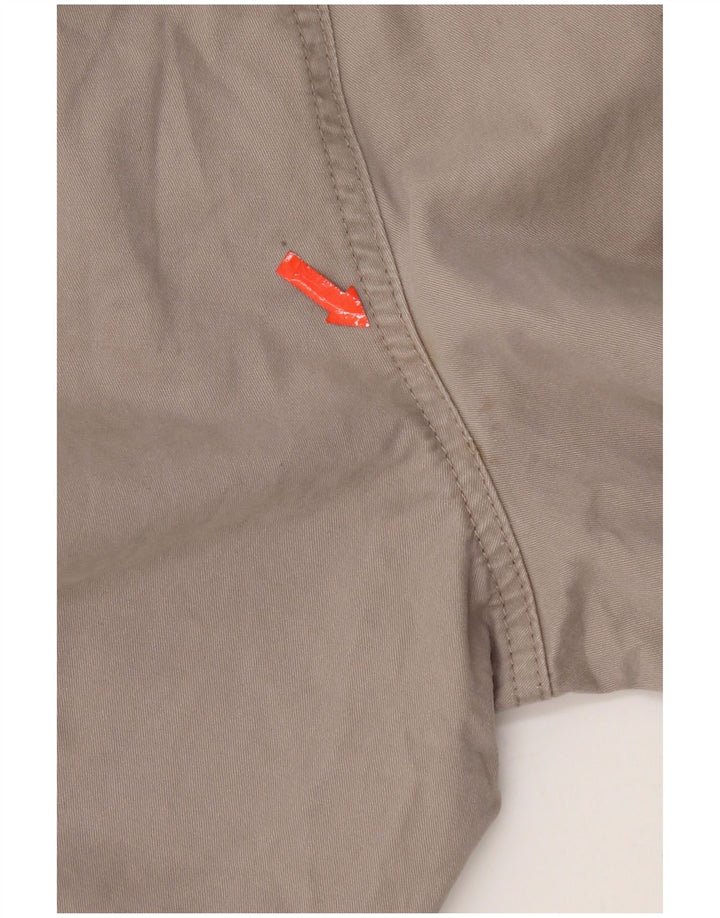 Marks & Spencer Pantalon Chino Regular Femme W34 L29 Gris Coton