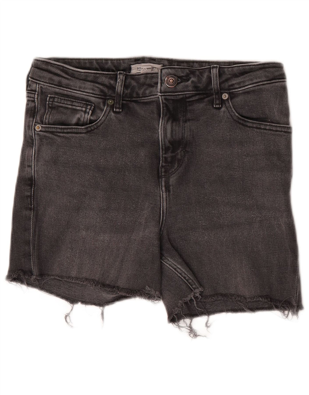 Short en jean White Stuff pour femme UK 10 Small W28 Coton gris