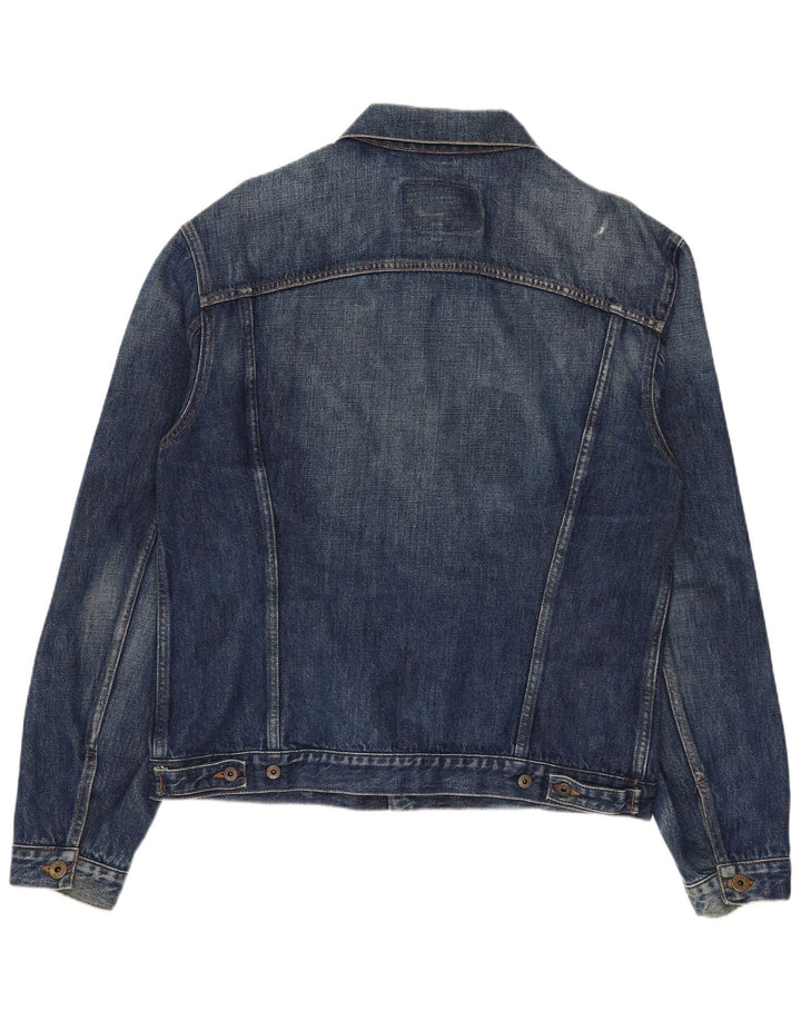 MET Veste en Jean Femme UK 20 2XL Bleu Coton