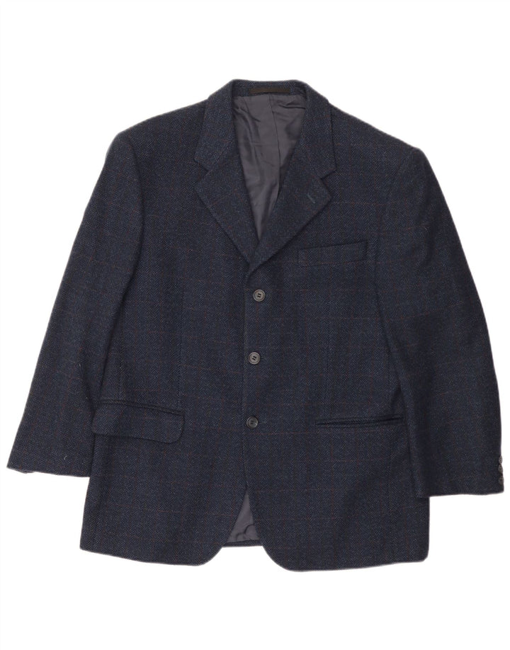 Vestra Veste blazer à 3 boutons pour homme UK 40 Grand chevrons bleu marine